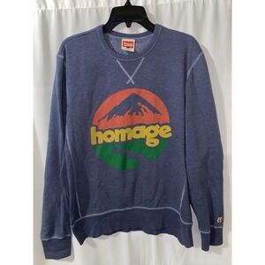 Homage Mountain Logo Crewneck‎ Sweatshirt Large
